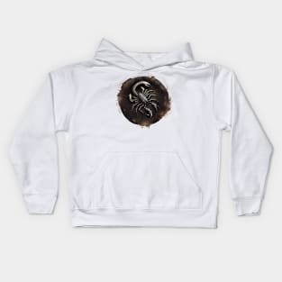 Scorpio Zodiac Sign Design Kids Hoodie